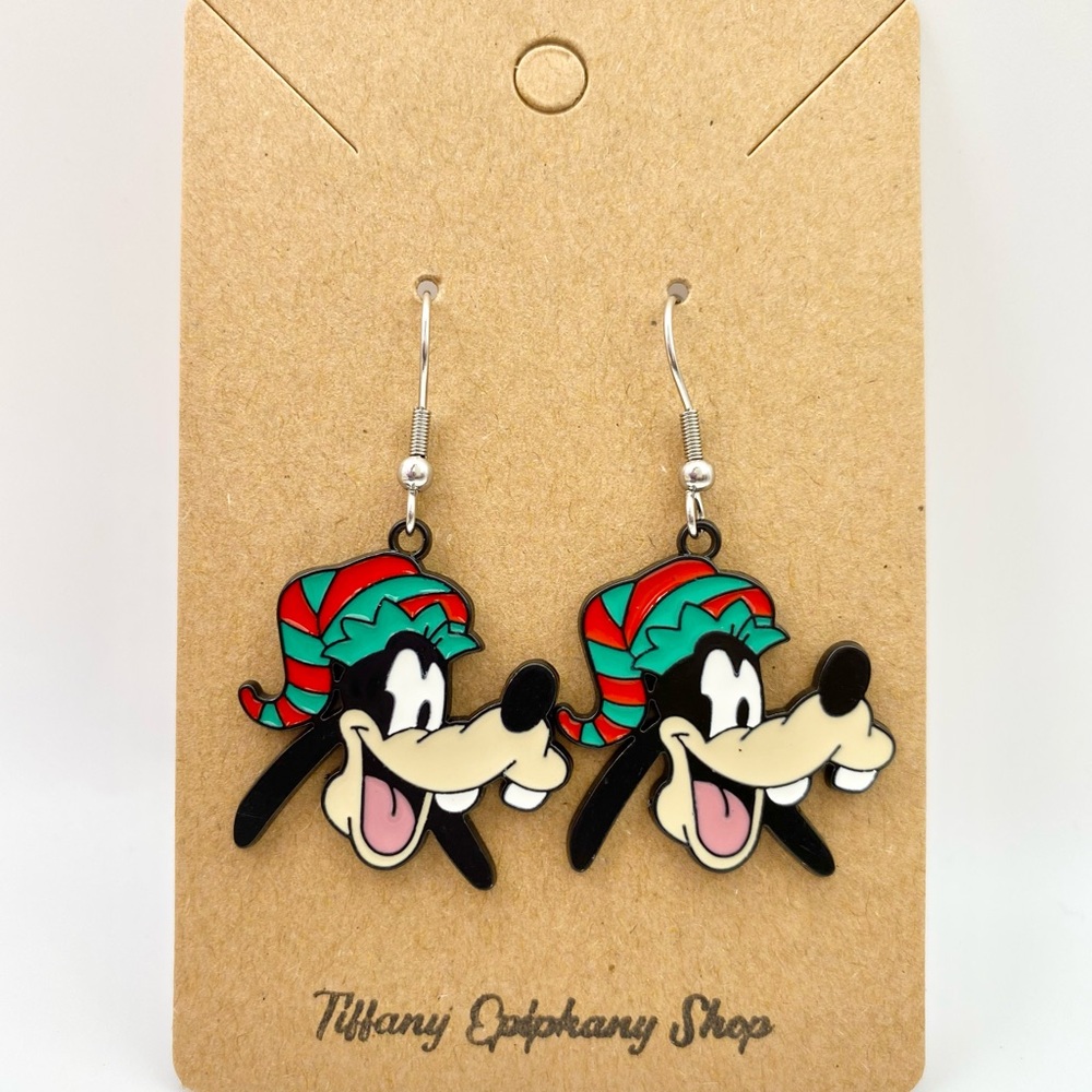 Disney inspired Goofy Earrings for Christmas gift for her NWT